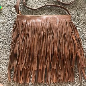 Tassel crossbody purse